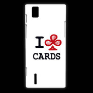 Coque Huawei Ascend P2 I love Cards Club