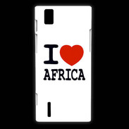 Coque Huawei Ascend P2 I love Africa