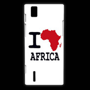 Coque Huawei Ascend P2 I love Africa 2