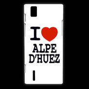 Coque Huawei Ascend P2 I love Alpes d'Huez