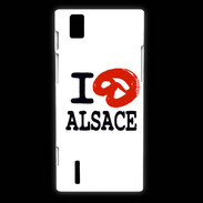 Coque Huawei Ascend P2 I love Alsace 2