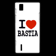 Coque Huawei Ascend P2 I love Bastia