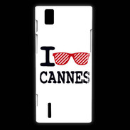 Coque Huawei Ascend P2 I love Cannes 2