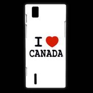 Coque Huawei Ascend P2 I love Canada