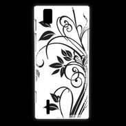 Coque Huawei Ascend P2 motif fleurs 2