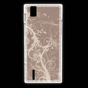 Coque Huawei Ascend P2 motif fleuri 4