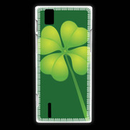 Coque Huawei Ascend P2 trèfle 1