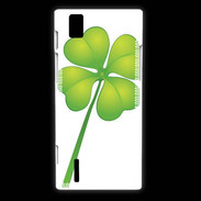 Coque Huawei Ascend P2 trèfle 2