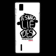 Coque Huawei Ascend P2 Adishatz Humour Ardennes