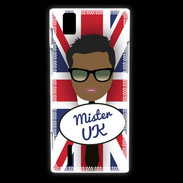 Coque Huawei Ascend P2 Mister UK Black