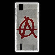 Coque Huawei Ascend P2 Anarchie Mur ZG