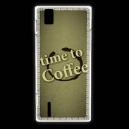 Coque Huawei Ascend P2 Coffee Time ZG