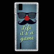 Coque Huawei Ascend P2 Life It's a game ZG