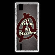 Coque Huawei Ascend P2 Ni Dieu Ni Maître ZG