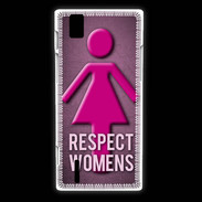 Coque Huawei Ascend P2 Respect Women ZG