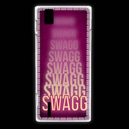 Coque Huawei Ascend P2 SWAG ROSE ZG