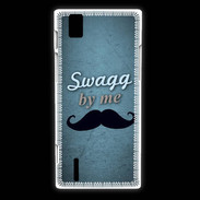 Coque Huawei Ascend P2 Swag by Me Bleu ZG