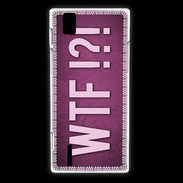 Coque Huawei Ascend P2 WTF Rose ZG