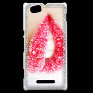 Coque Sony Xperia M Bouche sucrée