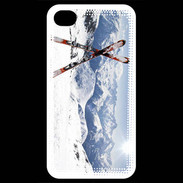Coque iPhone 4 / iPhone 4S Paire de ski en montagne