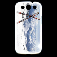 Coque Samsung Galaxy S3 Paire de ski en montagne