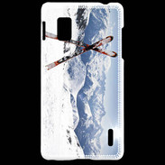Coque LG Optimus G Paire de ski en montagne