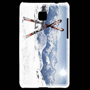 Coque LG Optimus L3 II Paire de ski en montagne
