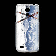 Coque Samsung Galaxy S4mini Paire de ski en montagne
