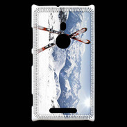 Coque Nokia Lumia 925 Paire de ski en montagne
