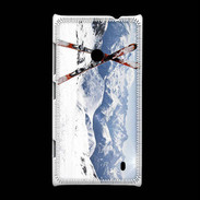 Coque Nokia Lumia 520 Paire de ski en montagne
