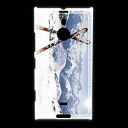 Coque Nokia Lumia 1520 Paire de ski en montagne