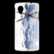 Coque LG Nexus 5 Paire de ski en montagne