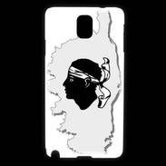 Coque Samsung Galaxy Note 3 Carte de la Corse avec tête 5