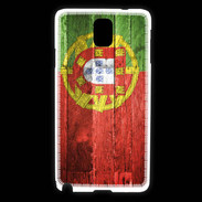 Coque Samsung Galaxy Note 3 Drapeau Portugal imitation bois