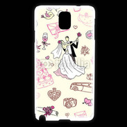 Coque Samsung Galaxy Note 3 Thème mariage 1
