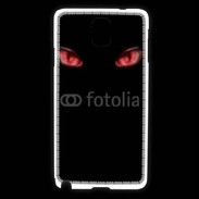 Coque Samsung Galaxy Note 3 Yeux rouges fond noir