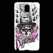 Coque Samsung Galaxy Note 3 Tête de Mort Difficult