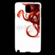 Coque Samsung Galaxy Note 3 Coiffure Cheveux bouclés rouges