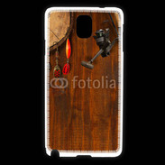 Coque Samsung Galaxy Note 3 Canne à pêche et hameçons pêcheur
