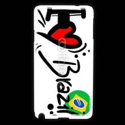 Coque Samsung Galaxy Note 3 I love Brésil 2