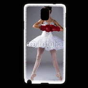 Coque Samsung Galaxy Note 3 Danseuse classique avec gants de boxe