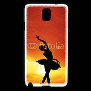 Coque Samsung Galaxy Note 3 Danseuse couché de soleil