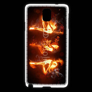 Coque Samsung Galaxy Note 3 Danseuse feu