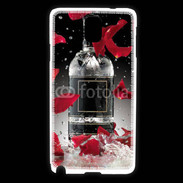 Coque Samsung Galaxy Note 3 Bouteille alcool pétales de rose glamour