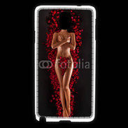 Coque Samsung Galaxy Note 3 Femme nue pétales de rose glamour