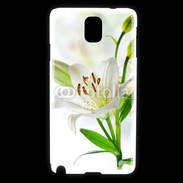Coque Samsung Galaxy Note 3 Fleurs de Lys blanc