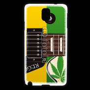 Coque Samsung Galaxy Note 3 Guitare Reggae