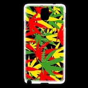 Coque Samsung Galaxy Note 3 Fond de cannabis coloré