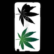 Coque Samsung Galaxy Note 3 Double feuilles de cannabis
