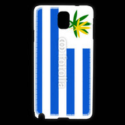 Coque Samsung Galaxy Note 3 Drapeau Uruguay cannabis 2
